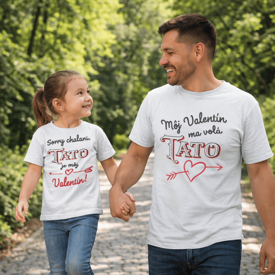 tričká pre otca a dcéru mk